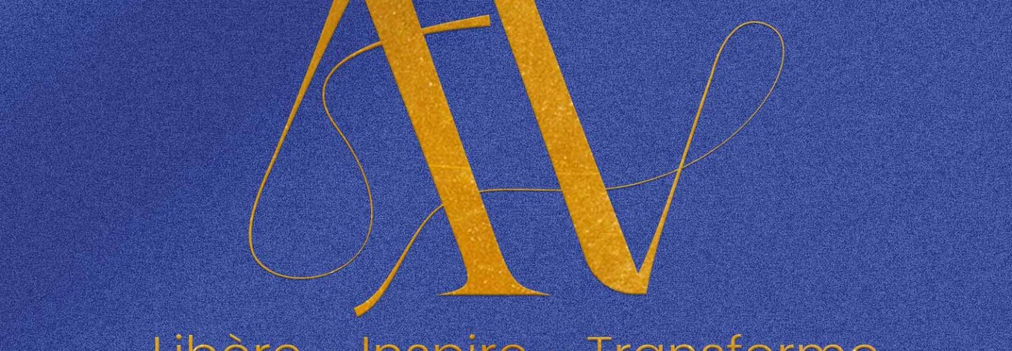 logo pour une coach auteur en prise de parole, marque Ava & Vox
