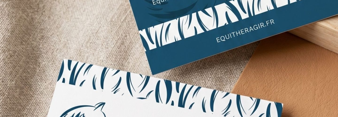 création d'une charte graphique pour un accompagnement d'équithérapie.
